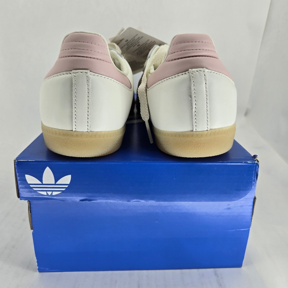 Adidas Samba OG W Off White Pink Sand Strata Gum Sole Sneakers IH9059 Womens 8 - Picture 6 of 15